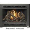 Fireplace X | 34 DVL Deluxe Metropolitan Black Painted