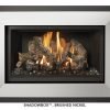 Fireplace X | 564 TRV 35K Shadowbox Brushed Nickel