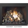 Fireplace X | 616 Deluxe Shadowbox Black Painted